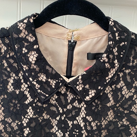 J. Crew Festive Lace Dress with Pockets & Collar - Picture 8 of 13